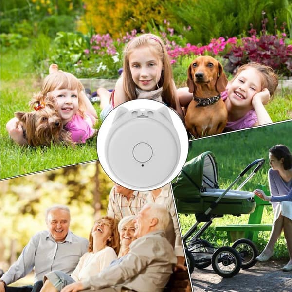 Personlige enheder, Smart GPS-tracker - Trådløs Smart Kæledyrs-tracker, hvid