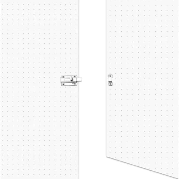 4 rustfri stål 3\" låse/skudrigler, skydedørslås med snap-on, nem installation
