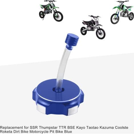 Ydeevne Racing Blå Brændstoftankdæksel Erstatning til Scooter ATV