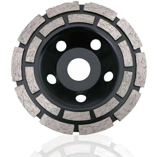 125 x 22.2 mm Diamantskive - Dobbelt Række - Universal Brug MULTI-SOCKET