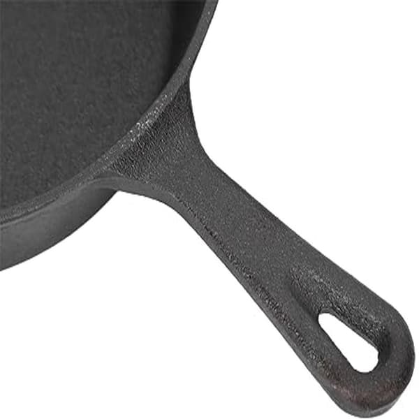 Minigryte i støpejern, ovnssikker støpejernspanne, egnet for matlaging, servering og baking (10 cm / 3,9 tommer).