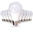 LED-lampa - E27 - 9W - 806 lm - Kallvit 6400K - 10-pack