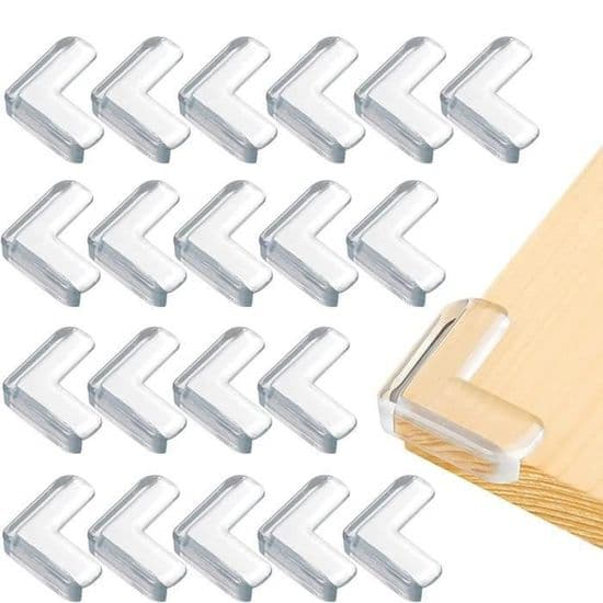 Bordshörnskydd för bebisar, 20-pack bordshörnskydd