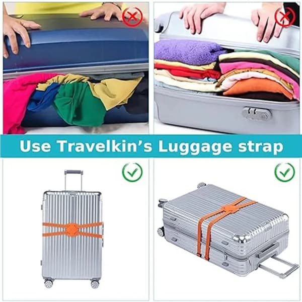 Elastiske stropper for bagasje, elastiske stropper for kofferter og reisevesker