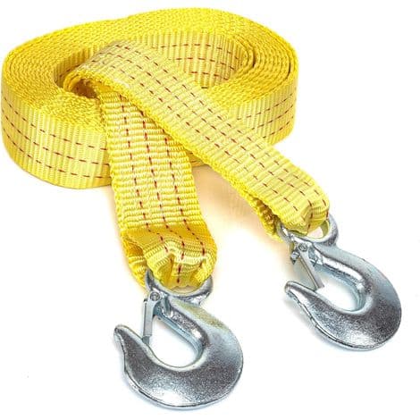 51005 Kraftig bogseringsrem med säkerhetskrokar, 5,1 x 50,8 cm, 4 535,9 kg kapacitet, polyester