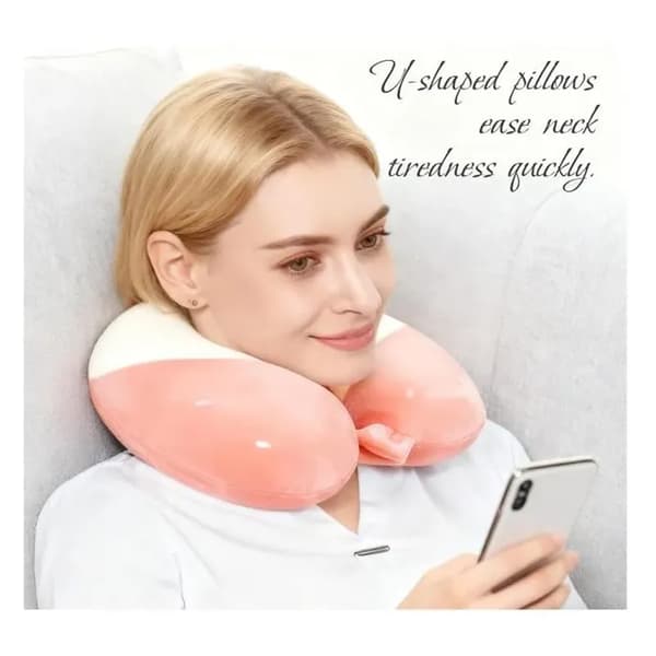 Nackkudde i Memory Foam med Dekorativ Design - LINNE - BELYSNING / SÄNGKLÄDER / KUDDE