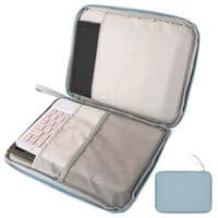 Tabletcover til 10-11\" tablets og laptops - PU-læder - Blå - 21 x 28 cm