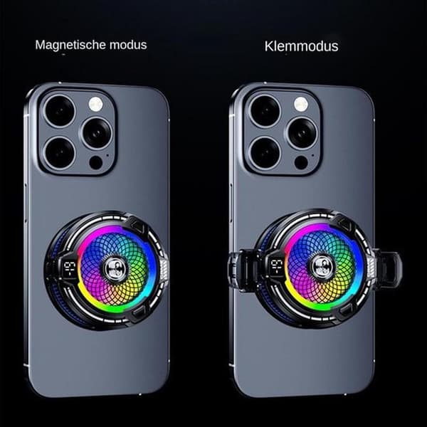30W Magnetic Mobile Phone Cooler with Adjustable Fan Speed