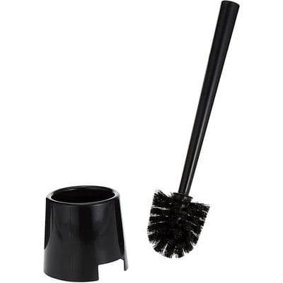 Ikea toiletbørste, polypropylen, sort, 36 x 11 x 10,3 cm