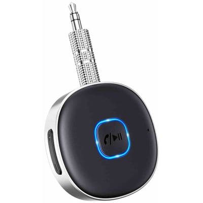 Auton Bluetooth-vastaanotin, Bluetooth-sovitin 5.3 Jack, 3.5mm AUX Bluetooth-vastaanotin handsfree-puheluilla, kaksoisliitäntä