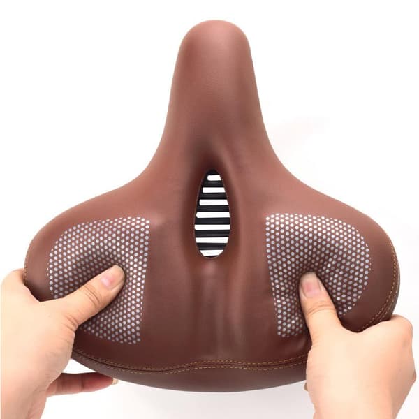 Soft Foam Bicycle Saddle Brown