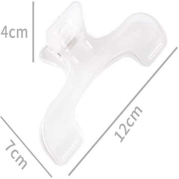 Packaged, Transparent Book Clip, Paper Clip, Reading Holder, PP Material, 12*7cm, Multifunctional and Practical Book Clip, Notes