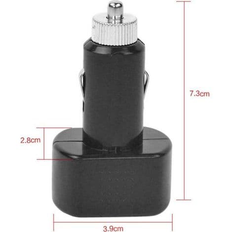 Voltmeter Batteritester til biler, lastbiler og campingvogne (12V, 24V, cigarettænder)