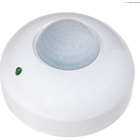 1200W Takrörelsesensor, 6m Räckvidd, 360° Rörelsedetektor