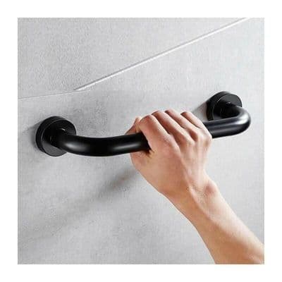 Sikkerhedsgreb til badekar, toilet og bruser til børn, kvinder og ældre, 30 cm sort