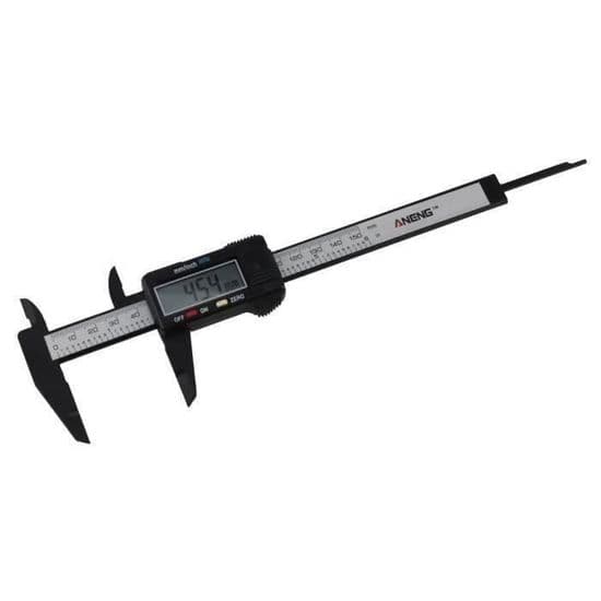 Mikrometer C07DC5 150 mm LCD-skärm Kolfiber