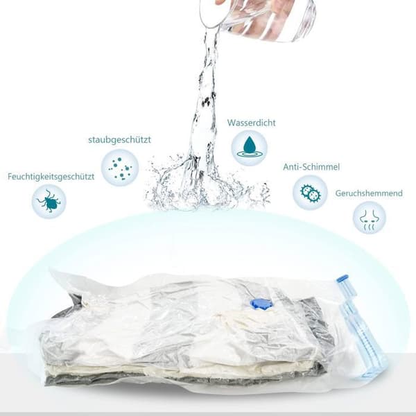 12-pack vakuumpåsar - 3 storlekar - PA + PE - Transparent