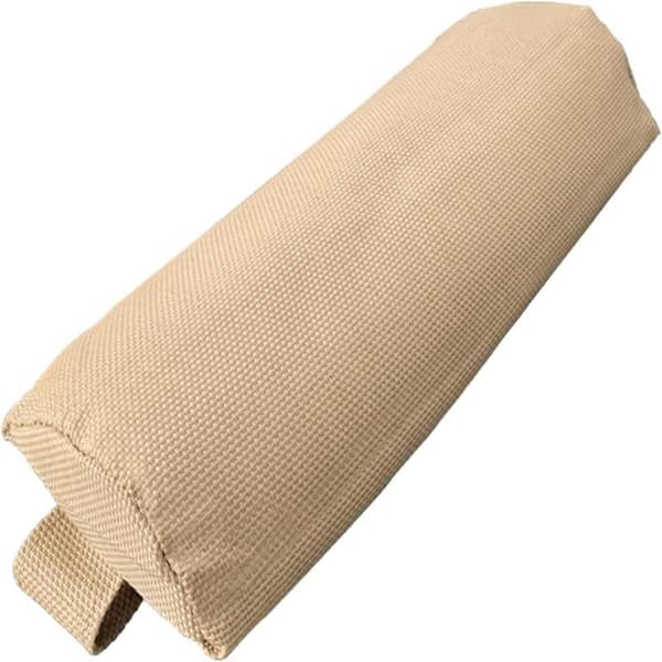 Neck Pillow Neck Support - Chair Cushion - Comfortable Rest - Adjustable Height - 35 x 15 cm - Beige