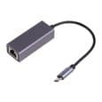 USB-C til Ethernet-adapterkabel - USB Type-C til RJ45 Ethernet-adapterkabel - Grå, flere farger