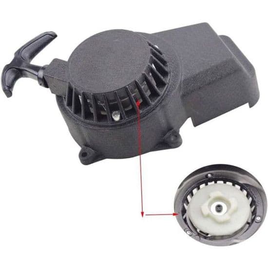 Aluminium startpedaler og dele sort let træk nitteudskiftning til 47CC 49cc gear 2