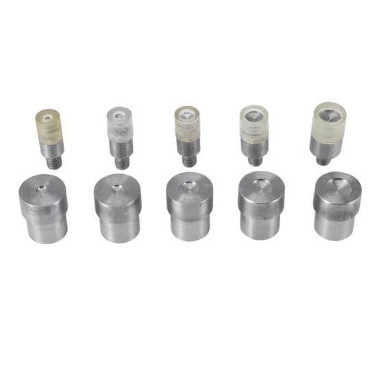 Dobbeltnitte-sæt - Nitte - 5, 6, 8, 10, 12 mm - 5 dele