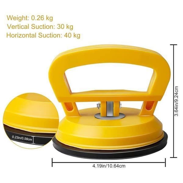 Sugkopp - Ej specificerad - 118mm - Max. kapacitet 40kg - Plast - För kakel