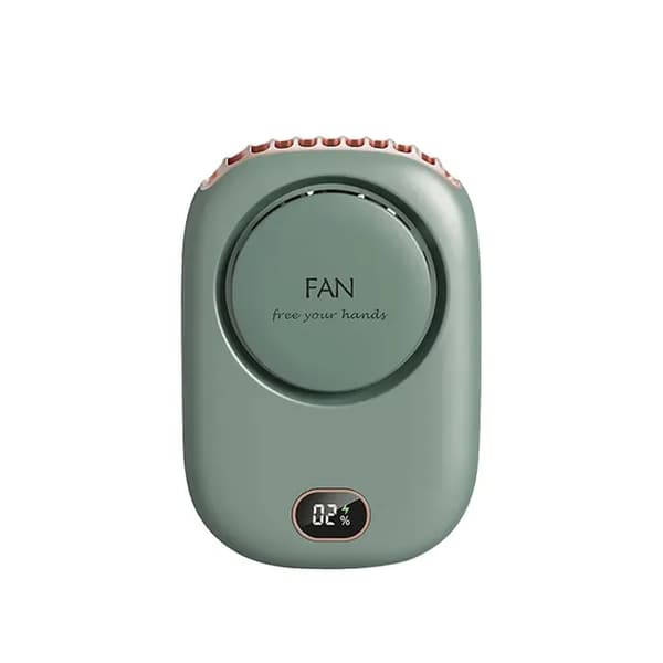 Bærbar halsventilator, mini køleventilator til taljen, bladløs, USB genopladelig [MV81]