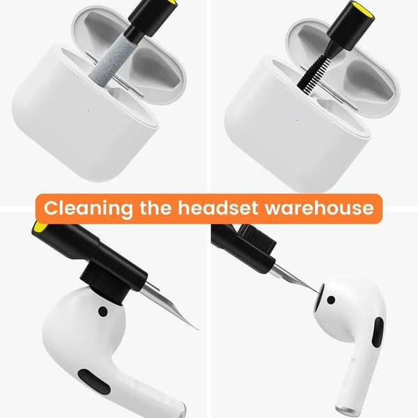22-in-1 Keyboard Brush, Multifunctional Cleaning Tool, Keyboard Keycap Puller, Screen Cleaning Brushes for Bluetooth Earbuds, Computer, Airpods