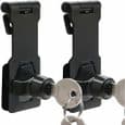 Hasp 76 cm - Nøglelås - Flere farver - 2 stk.