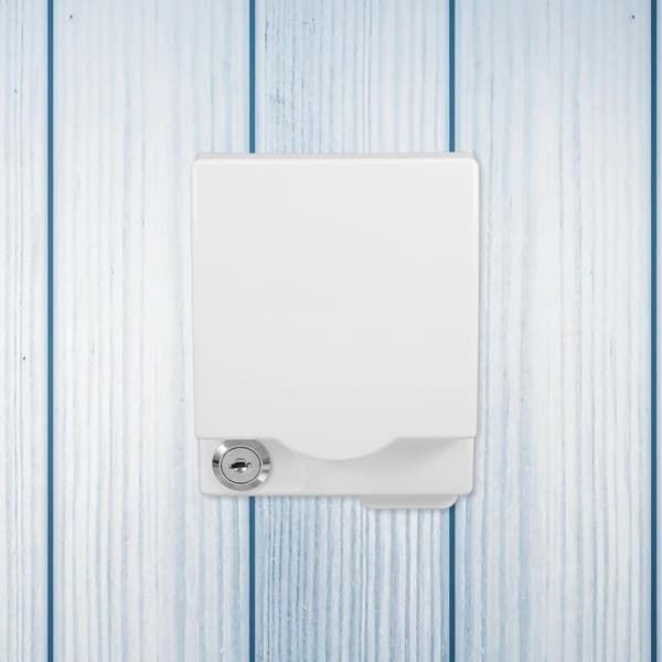 Waterproof socket with protective cover, for bathroom and kitchen - Robust, durable, splash-proof, for humid environments - Easy wall mounting
