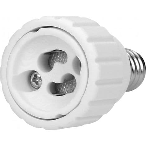 Adapter til E14 til GU10 LED-pæresokkel, E14 til GU10 LED-pæreadapter, E14/GU10-baseadapter, lampefatningskonverter
