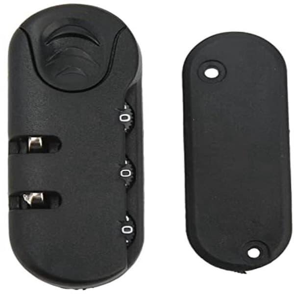 Suitcase Lock Luggage Password Lock Replacement Luggage Lock for Suitcase Pull Handle, 3-Digit Combination Lock Suitcase Security Lock Suitcase