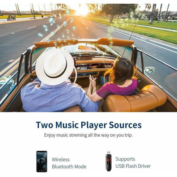 Bluetooth FM-lähetin - ZeaLife - Autoadapteri - Bluetooth 5.0 - QC 3.0 pikalataus - Handsfree