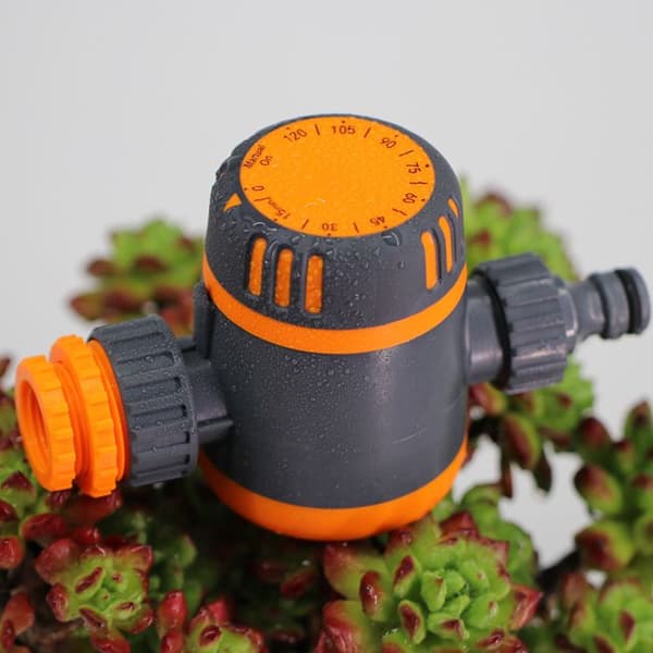 Mekanisk vandingscontroller - Daglig timer - Drypvanding - Orange