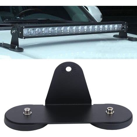 GCDN magnetiskt stöd för montering av LED-ljusramp, stark magnetisk bas sugkopp för montering av LED-ljusramp på taket, 88 mm.
