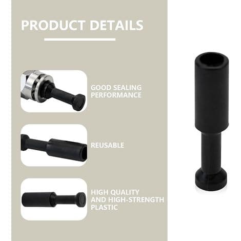 20 stk. 12 mm udvendig diameter Push to Connect Pneumatiske Rør PBT (PP12) Harpiks Kuglefitting