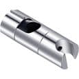 Bruseholder, 18-25 mm justerbar diameter, krom + ABS design brusehovedholder, egnet til brusestang