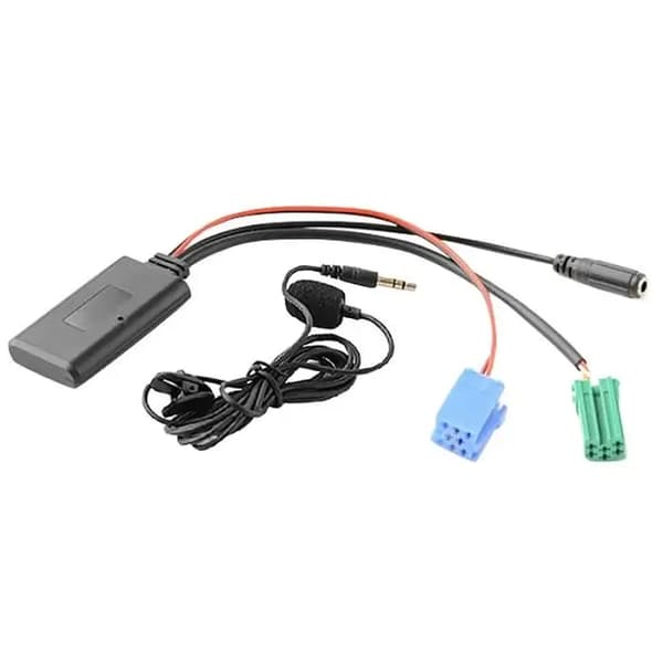 Auton Bluetooth 5.0 Aux-kaapeli mikrofoni handsfree-matkapuhelinsoittoadapteri ilmainen Renault 2005-2011