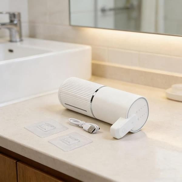 Automatic Soap Dispenser - Foam Dispenser Sensor - Hygienic Use - Four Adjustable Levels - 380 ML Capacity - White