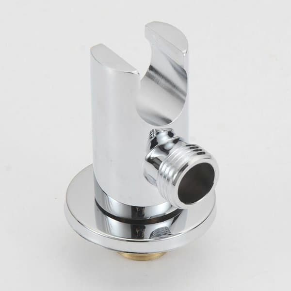 Forkromet brusehovedholder - Vægmonteret albue - Flere farver - Holdbar messing
