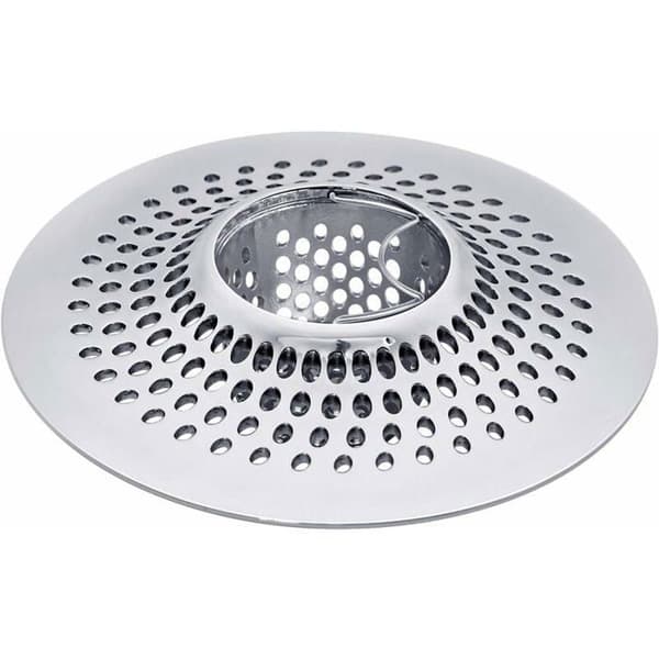 Hårfilter i rustfrit stål til badekar og bruser, Label