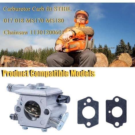 Karburator til STIHL 017 018 MS170 MS180 Walbro Style Motorsav