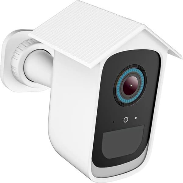 Hvitt beskyttende silikonskall for EufyCam 2C og 2C Pro trådløse sikkerhetskameraer