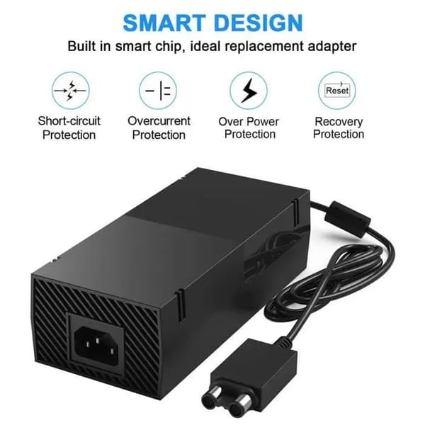 Xbox One AC-adapter - Sort - Med ledning - Oplader