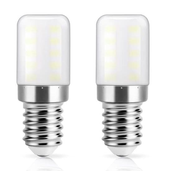 E14 LED-lampa - Kallvit 6000K - 2W - Ersätter 30W halogen