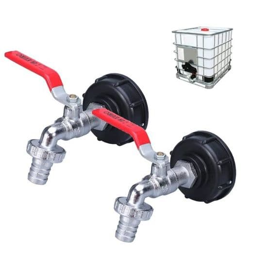 Regnvandstankadapter - Tap - 1/2\" Gevindforbindelse - Hvid