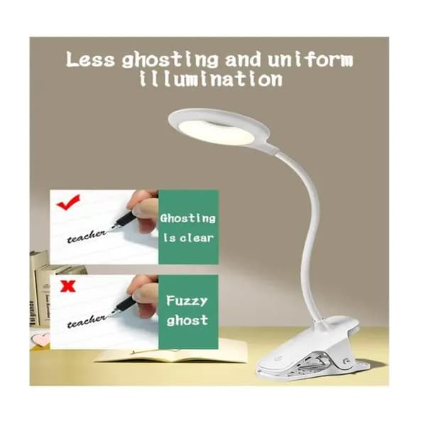 LED læselampe - Uspecificeret - Uspecificeret model - 3 tilstande - USB genopladelig - Moderne design