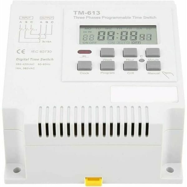 Programmerbar timer - 380V timer TM-613 timerbrytare för trefasmotor