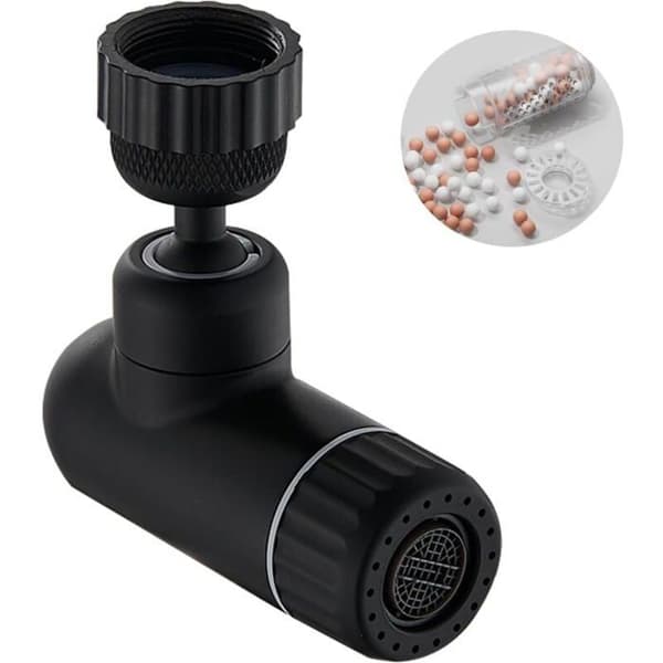 FM22 Vannfilter - Svart - Svingbar - Luftblander for Kjøkken