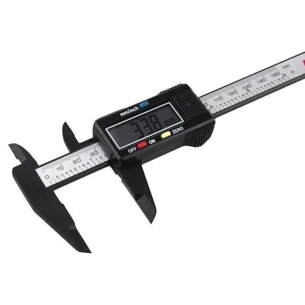 Mikrometer C07DC5 150 mm LCD-skärm Kolfiber